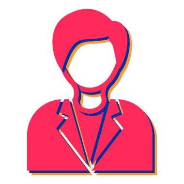 adam simgesi. Düz tasarım