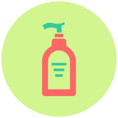 Dezenfektan simgesinin vektör çizimi