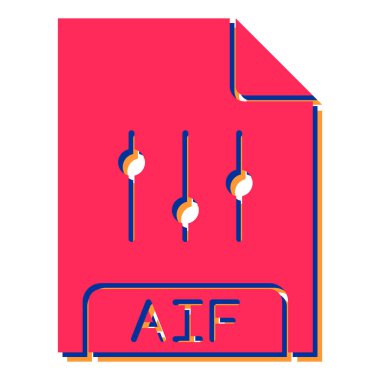 Modern dosya biçiminin vektör illüstrasyonu