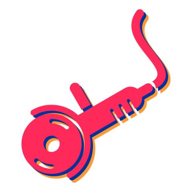 Bir el bombası simgesinin vektör çizimi