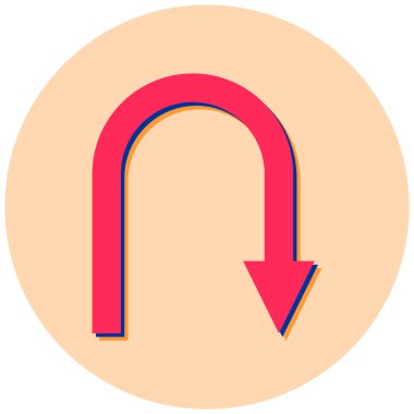 Ok. Web simgesi basit illüstrasyon