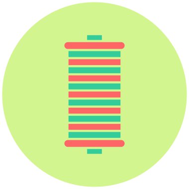 Spool, web simgesi vektör illüstrasyonu