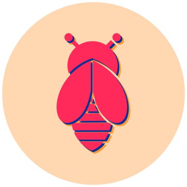 Arı vektör simgesi simgesi