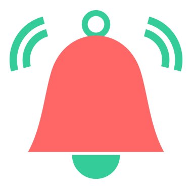 Zil. Web simgesi basit illüstrasyon