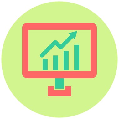 Strateji. Web simgesi basit illüstrasyon