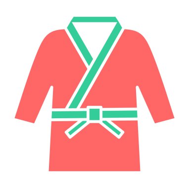 moda kıyafet ikonu vektör illüstrasyonu