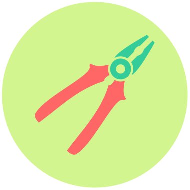 Plier simgesinin vektör illüstrasyonu