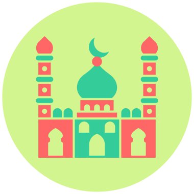 Cami. Web simgesi basit tasarım