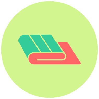 Battaniye simgesinin vektör illüstrasyonu