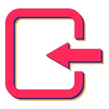 ok simgesi vektör illüstrasyonu