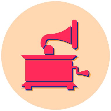 Modern simgenin vektör illüstrasyonu