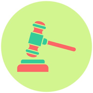 Açık arttırma. Web simgesi basit illüstrasyon