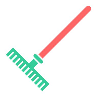 Tırmık. Web simgesi basit illüstrasyon