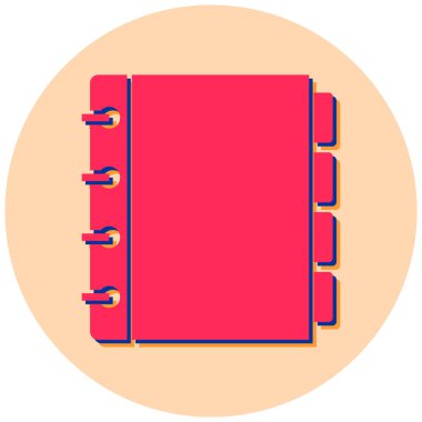 kitap simgesi vektör illüstrasyonu