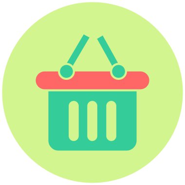 Alışveriş arabası. Basit tasarım 