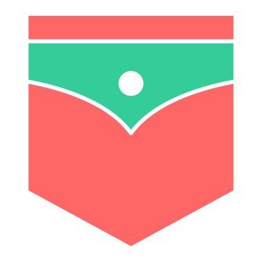 cep simgesi, basit tasarım vektör çizimi