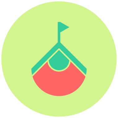 Kumsal. Web simgesi basit illüstrasyon