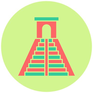 Bina. Web simgesi basit illüstrasyon