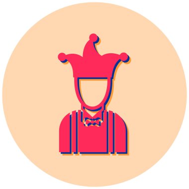 Korsan. Web simgesi basit illüstrasyon