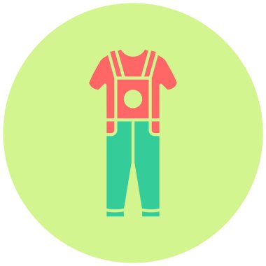 Kot pantolonlar. Web simgesi basit illüstrasyon