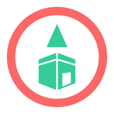 Basit vektör illüstrasyonu, web simgesi 