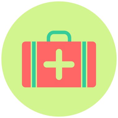 İlk Yardım Kiti simgesi modern basit tasarım