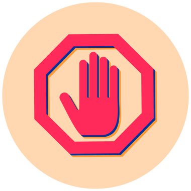 Dur işareti. Basit resimleme