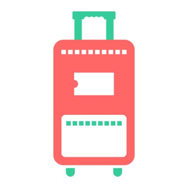 bagaj. Web simgesi basit illüstrasyon