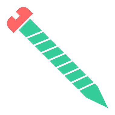 Kalem. Web simgesi basit illüstrasyon