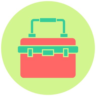 Buz kutusu. Web simgesi basit illüstrasyon