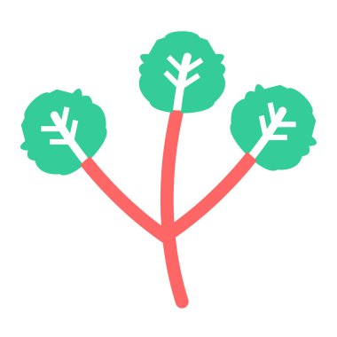 bitki web simgesi basit illüstrasyon