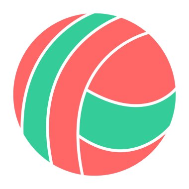 Tenis topu ikonu vektör illüstrasyon tasarımı