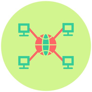 ağ paylaşımı. Basit resimleme