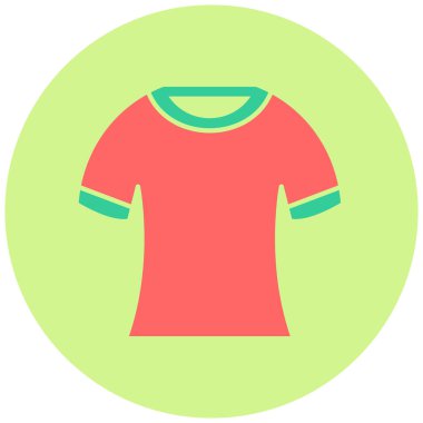 t-shirt simgesi, vektör illüstrasyonu