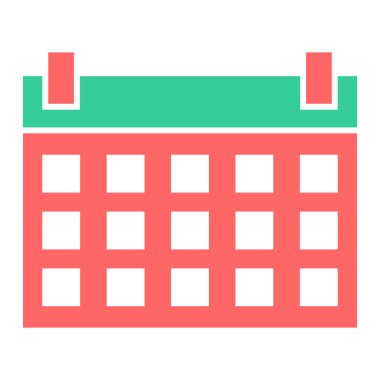 Takvim. Web simgesi basit tasarım