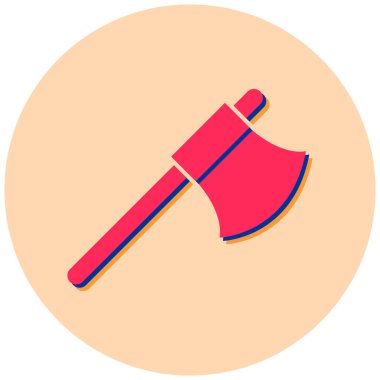 Balta. Web simgesi basit illüstrasyon