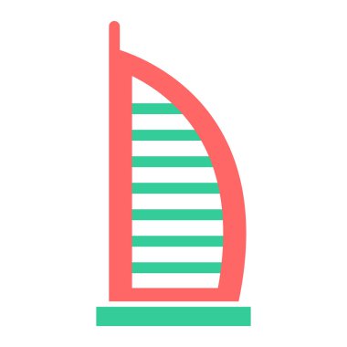 kule düz tasarım çizimi