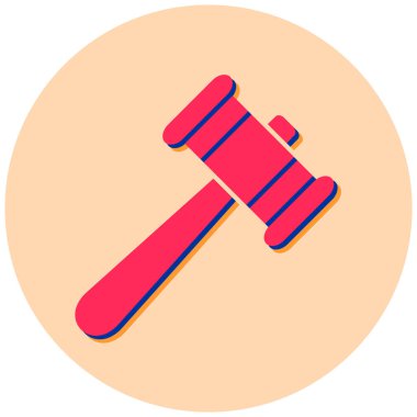 Açık Artırma Çekici. Basit illüstrasyon