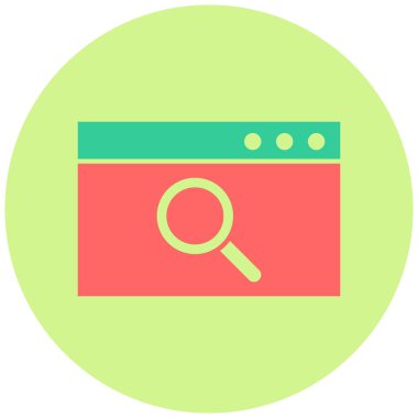 seo modern simgesinin vektör illüstrasyonu 