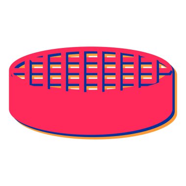 futbol ikonu vektör illüstrasyonu