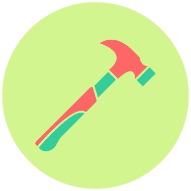 Çekiç modern simgesinin vektör illüstrasyonu 