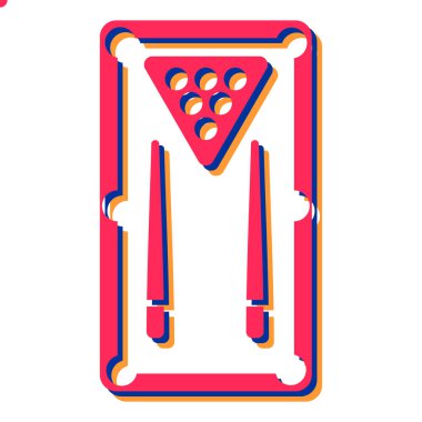 Modern b 'nin vektör çizimi renkli alfabenin simgesinden yoksundur