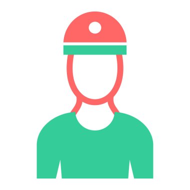 avatar. Web simgesi basit illüstrasyon