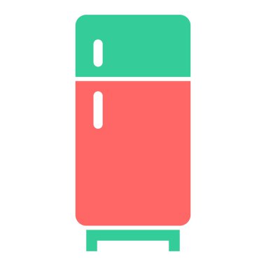 buzdolabı vektör simgesi modern basit illüstrasyon