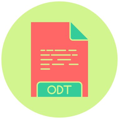 dosya biçimi simgesi, vektör illüstrasyonu