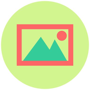 Görüntü. Web simgesi basit tasarım