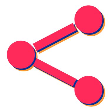 Tek izole edilmiş iş simgesinin vektör illüstrasyonu