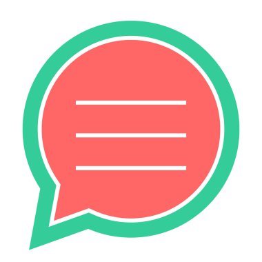 Sohbet balonu Basit resimleme