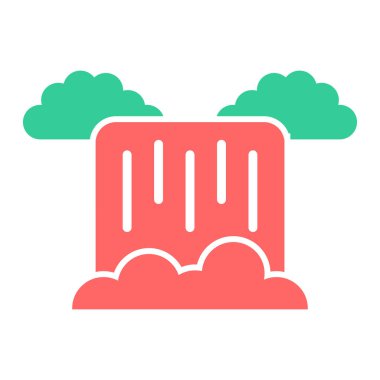 bulut depolama ikonu vektör illüstrasyonu