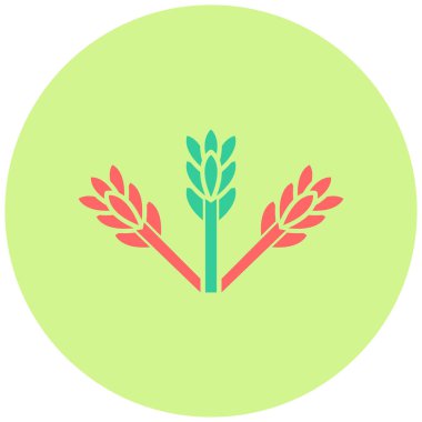 Asparagus simgesinin vektör illüstrasyonu